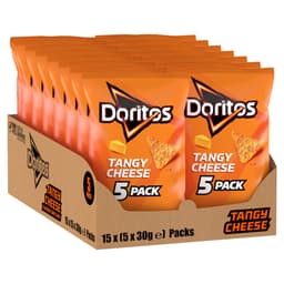 Doritos Tangy Cheese Tortilla Chips Multipack Crisps 5 Pack