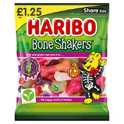 Haribo Bone Shakers Bag 140g £1.25 PMP