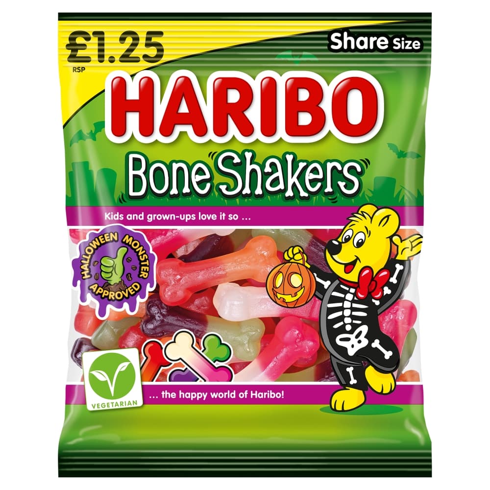 Haribo Bone Shakers Bag 140g £1.25 PMP