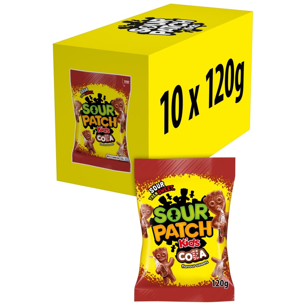 Sour Patch Kids Cola Flavour Sweets Bag 120g