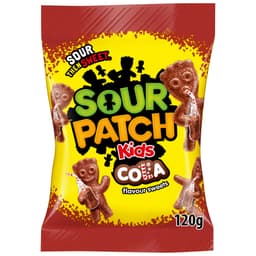 Sour Patch Kids Cola Flavour Sweets Bag 120g