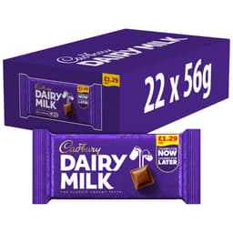 Cadbury Dairy Milk Classic Chocolate Bar 56g £1.29 PMP
