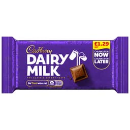 Cadbury Dairy Milk Classic Chocolate Bar 56g £1.29 PMP