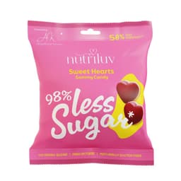 Nutriluv Less Sugar Sweet Hearts Gummy Candy Bag 50g