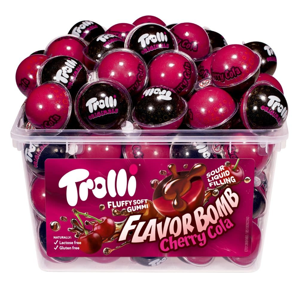 Trolli Flavorbomb Cherry Cola Tub 60 Pieces 