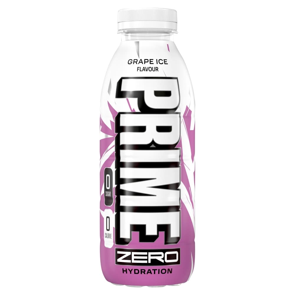 Prime ZERO Hydration Grape Ice 500ml