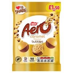 Aero Bubbles Caramel Flavour Chocolate Sharing Bag 80g PMP £1.50