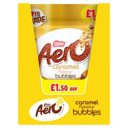 Aero Bubbles Caramel Flavour Chocolate Sharing Bag 80g PMP £1.50