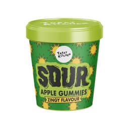 Treat Kitchen Sour Green Apple Cubes Tub 90g