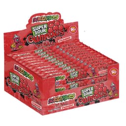 Zed Candy Screamers Super Sour Strawberry Gumballs 54g