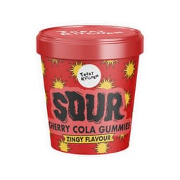 Treat Kitchen Sour Cherry Cola Gummies  Tub 90g