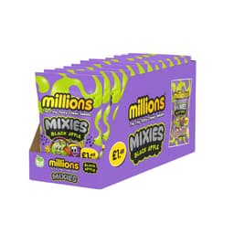 Millions Mixies Black Apple Bag 100g £1.49 PMP