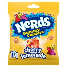 Nerds Gummy Clusters Cherry Lemonade Fruit-Flavour Candy 113g