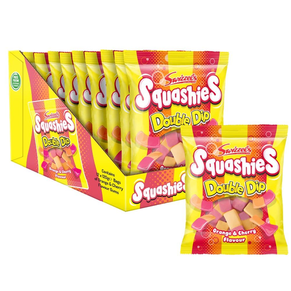 Swizzels Squashies Double Dip Bag 120g
