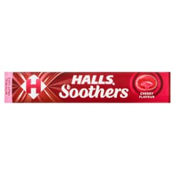 Halls Soothers Cherry Lozenges Roll 45g