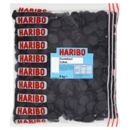 Haribo Pontefract Cakes Bulk Bag 3kg