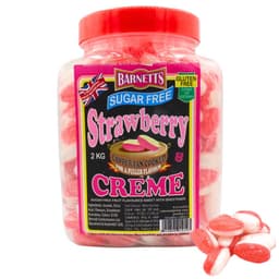 Barnetts Sugar Free Strawberries & Creme Jar 2kg