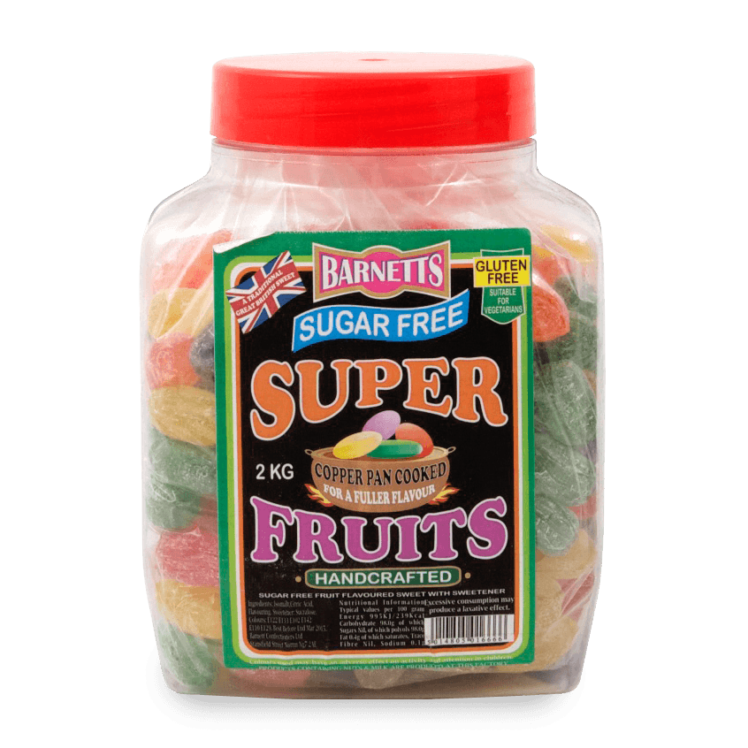 Barnett's Sugar Free Super Fruits Jar 2kg