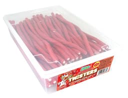 Crazy Candy Factory Strawberry Twisters 10p Tub