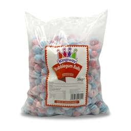 KINGSWAY FIZZY BUBBLEGUM BALLS 3KG