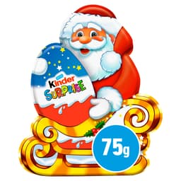 Kinder Surprise Milk Chocolate Santa Christmas Gift With Toy 75g