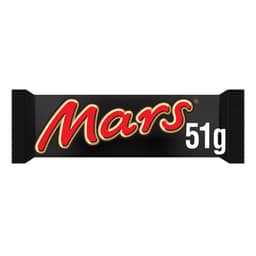 Mars Caramel, Nougat & Milk Chocolate Snack Bar 51g