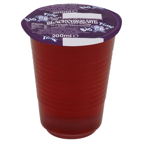 Big Time Blackcurrant Cup Drink 200ml