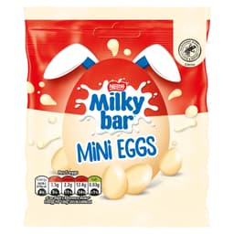 Milkybar White Chocolate Easter Mini Eggs Sharing Bag 80g