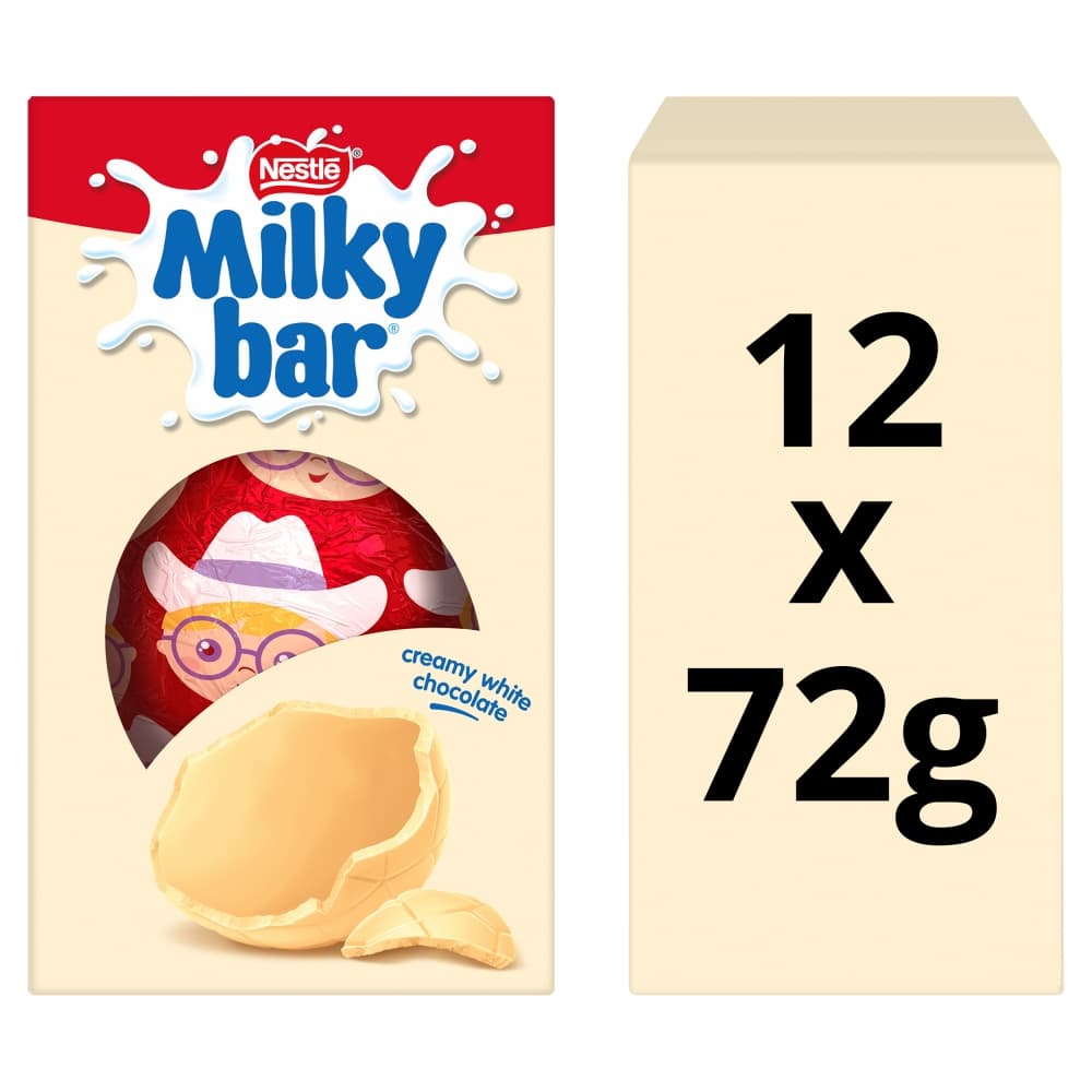 Milkybar White Chocolate Small Easter Egg 72g
