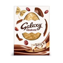 Galaxy Minstrels Milk Chocolate Large Easter Egg 162g