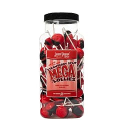 Dobsons Strawberry Split Mega Lollies Jar 