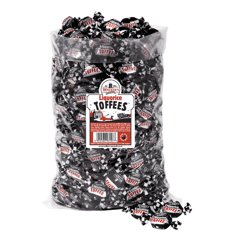 Walker's Nonsuch Liquorice Toffees 2.5kg