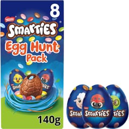 Smarties Milk Chocolate Easter Egg Hunt Box 140g 