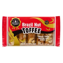 Walker's Nonsuch Brazil Nut Toffee Bars 100g