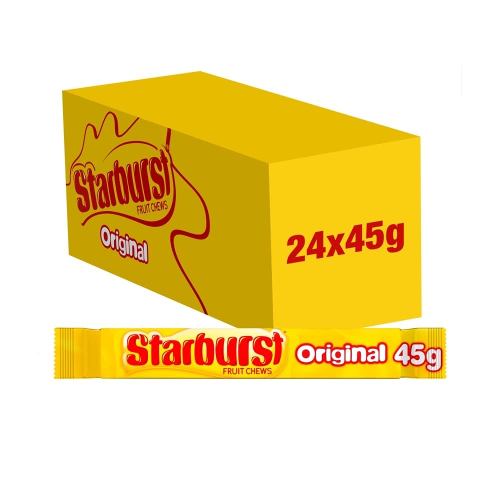  Starburst Vegan Chewy Fruit Flavoured Sweets 45g