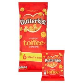 Butterkist Crunchy Toffee Popcorn 6 Pack