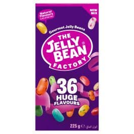 The Jelly Bean Factory 36 Huge Flavours Gourmet Jelly Beans Box 225g