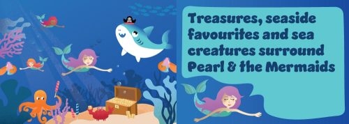 Pearl & the Mermaids roam the Deep Blue Sea searching for the sweetest treats.