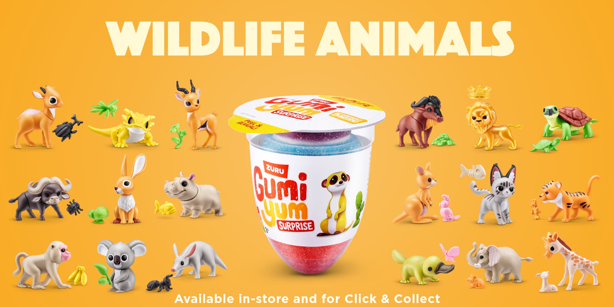 Gumi Yum Wildlife Animals