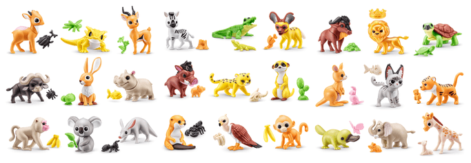 Gumi Yum Surprise Wildlife toys