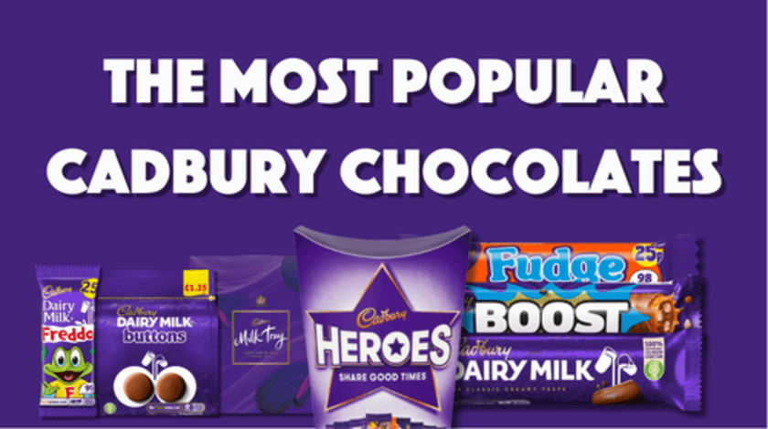 The Most Popular Cadbury Chocolates