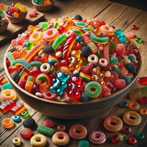 A candy salad