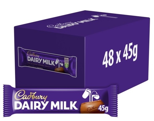 39129 A 23 Cadbury Dairy Milk 48 x 45g