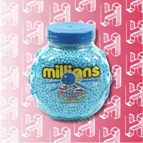 Millions Bubblegum Jar