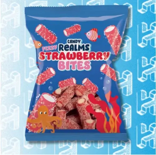Candy Realms Fizzy Strawb Bites