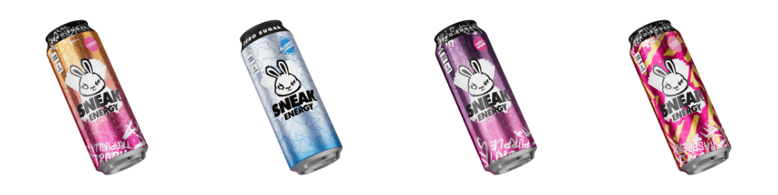 Sneak Energy Cans
