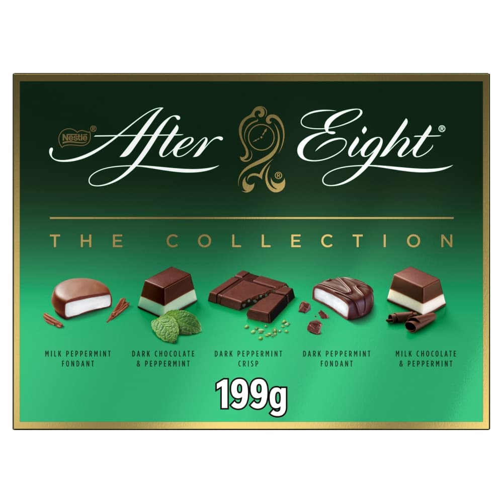Phase 8 Box After Eight Collection Dark & Milk Peppermint Mint Chocolate Box 199g