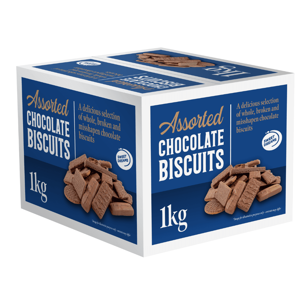 Assorted Chocolate Biscuits Box 1kg